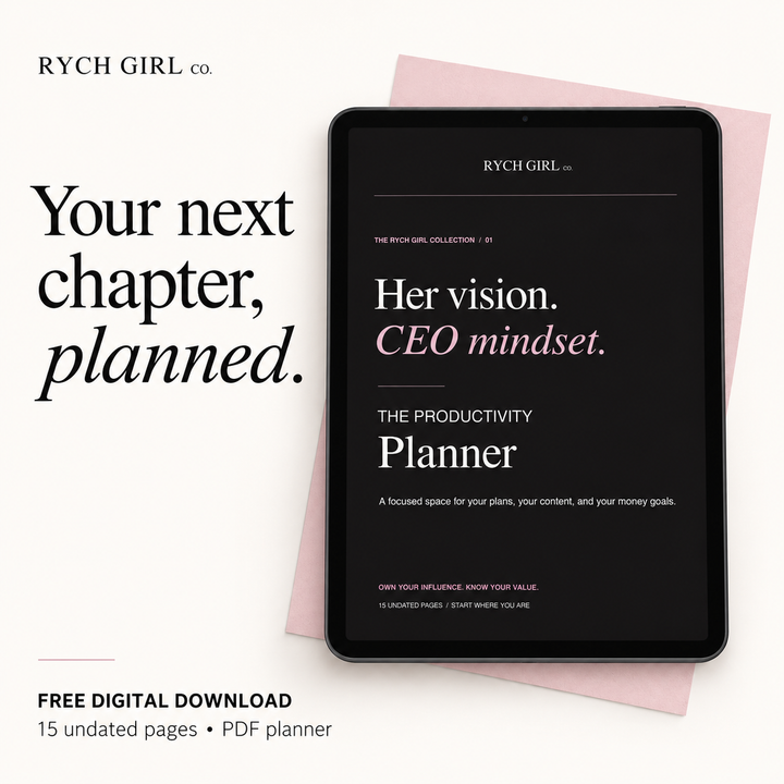 Rych Girl Productivity Planner